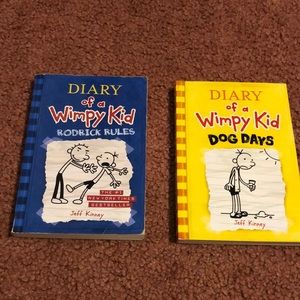(2) Diary of a Wimpy Kid Books